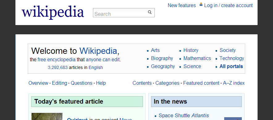 Wikipedia Spacious