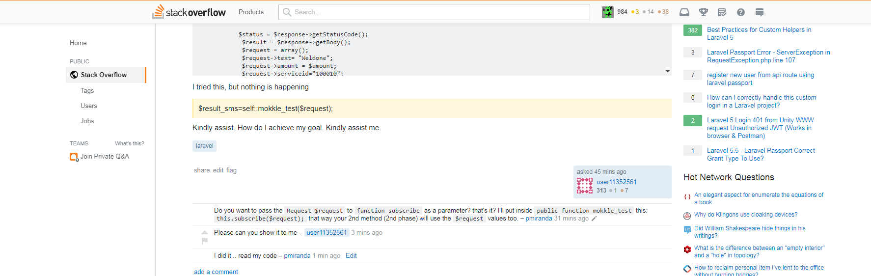 Stackoverflow Wide Screen