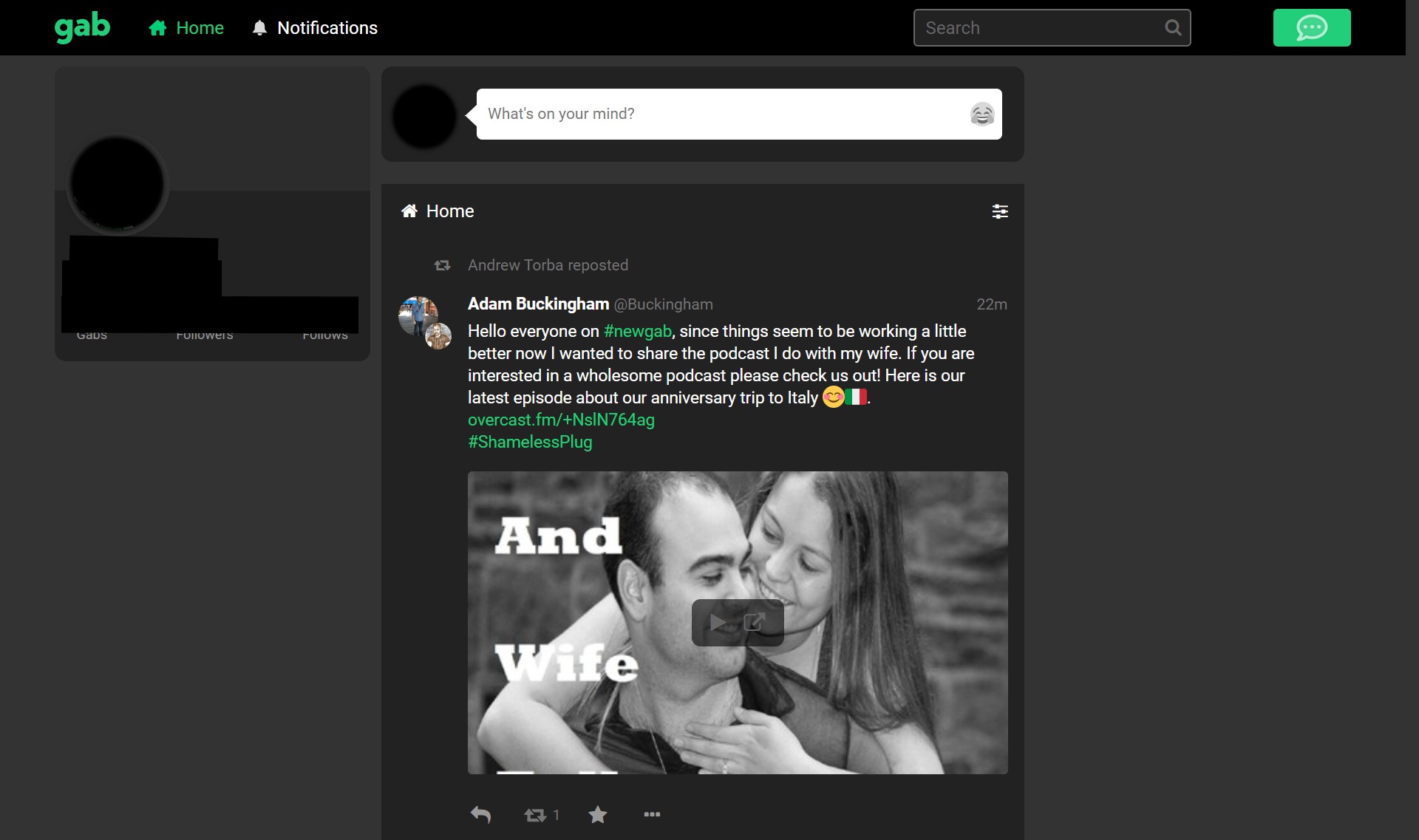 New Gab cleanup