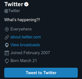Twitter Arial