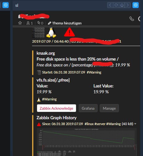 Slack for use in Rambox