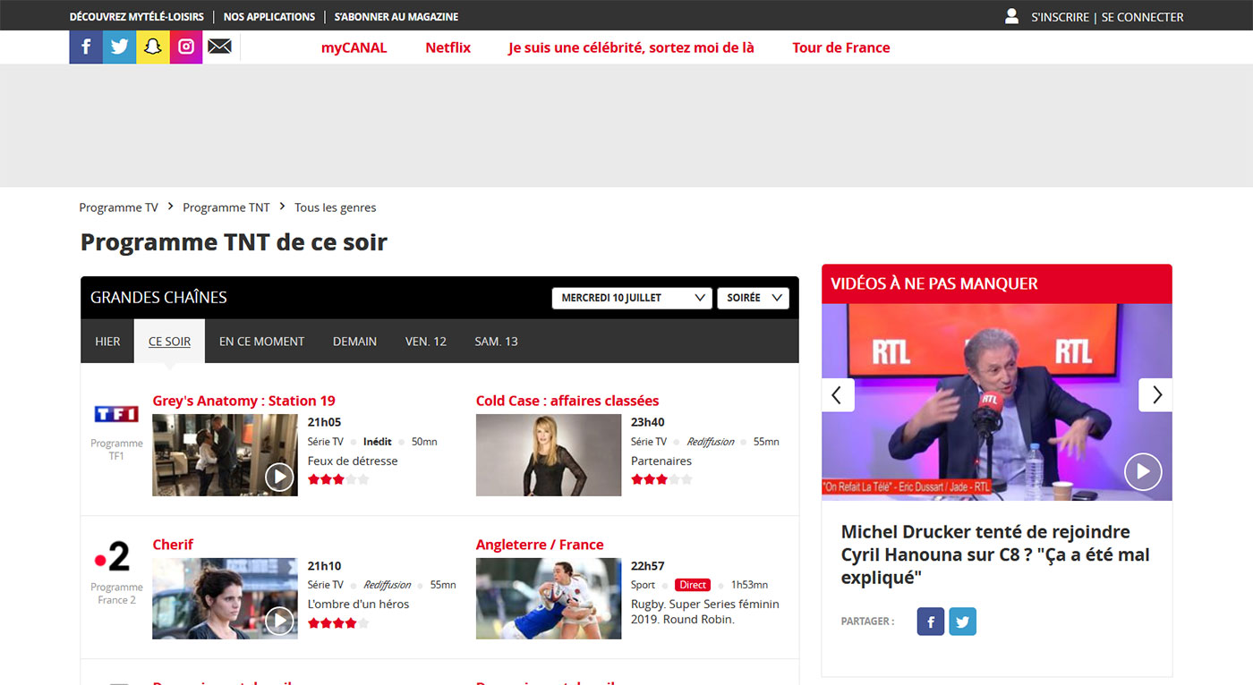Cleaner ProgrammeTV.net