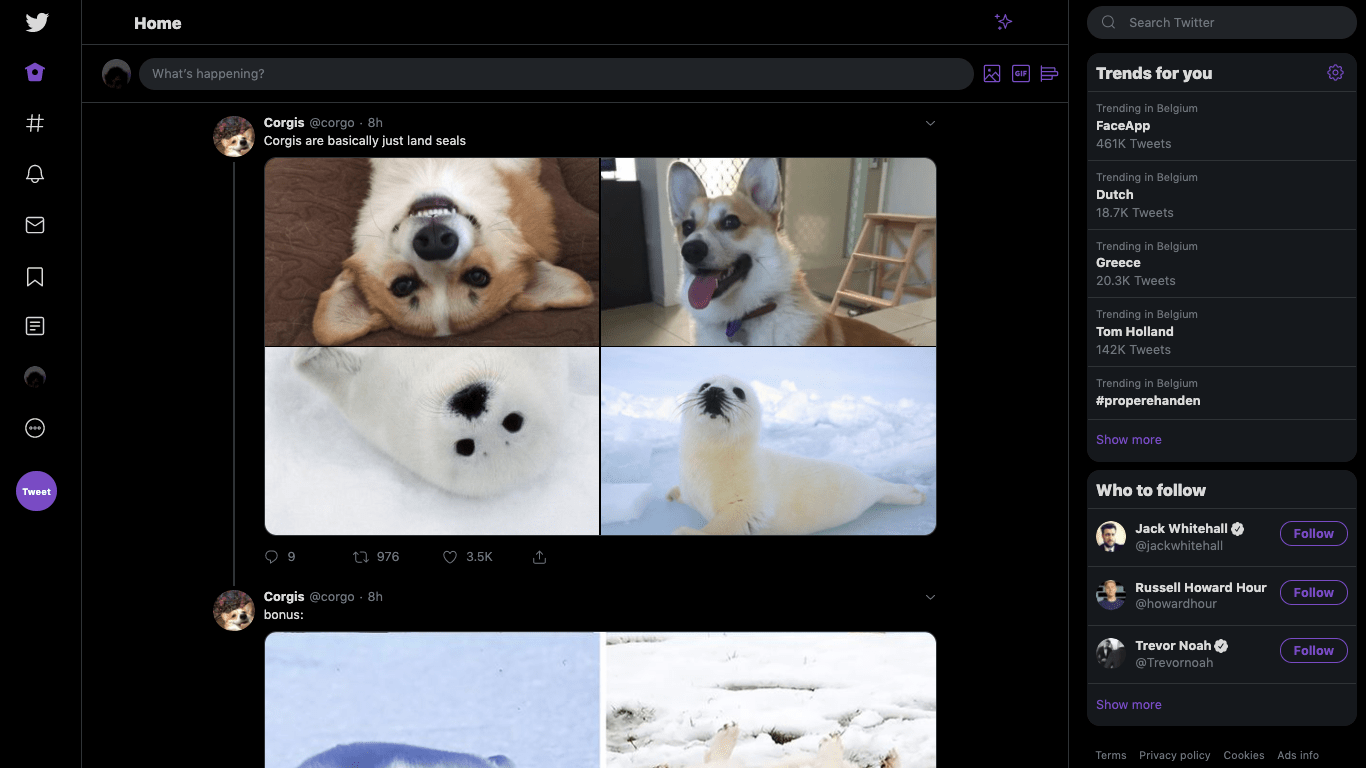Better Twitter redesign