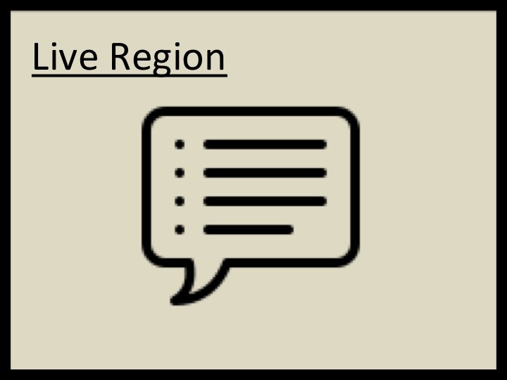 MW: General > Live Region