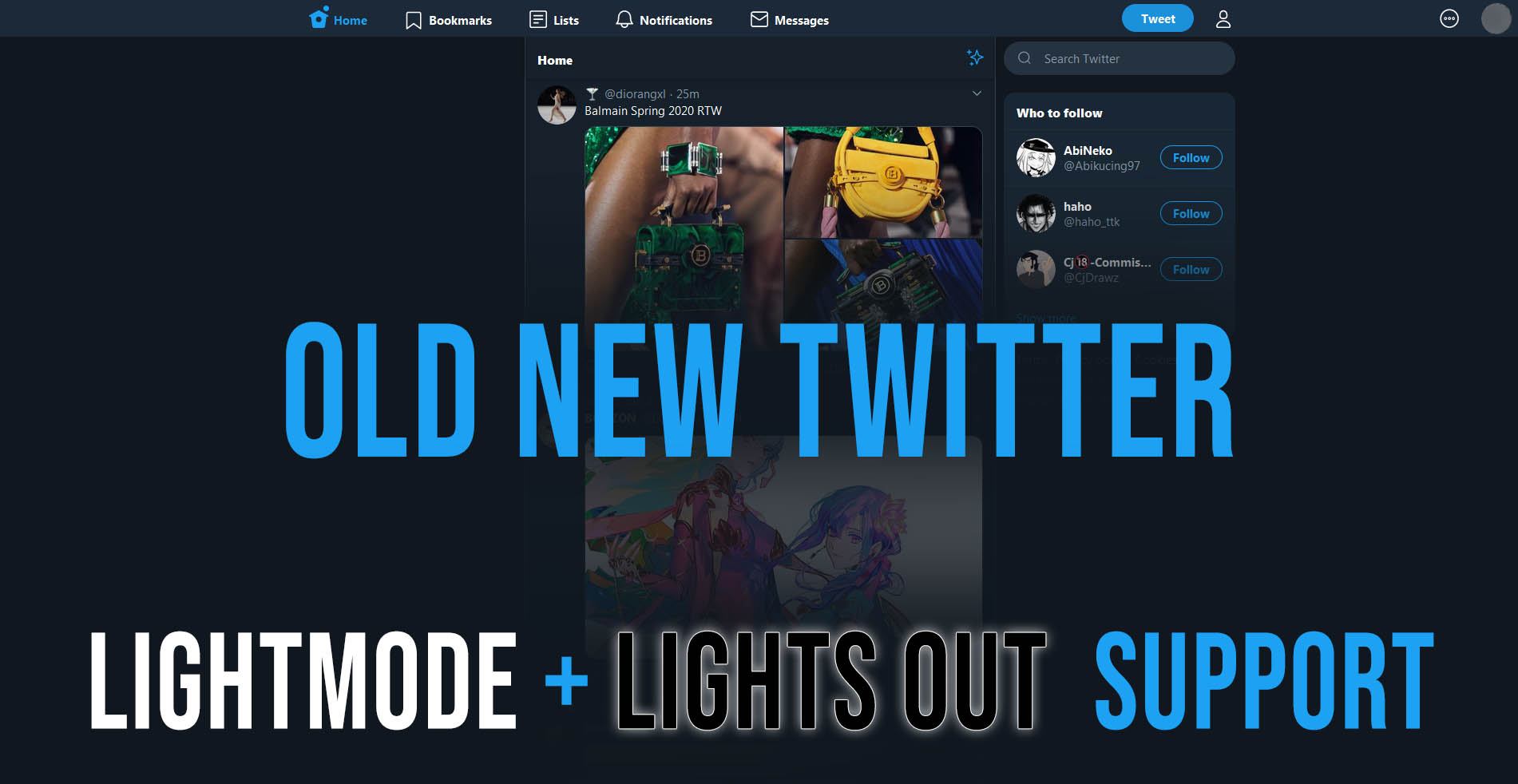 Old New Twitter