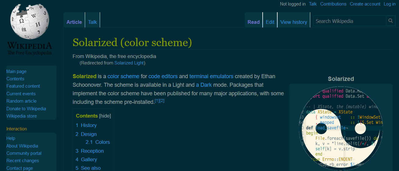 Global Solarized Dark