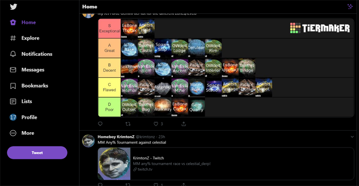 Twitter // Remove Right Side