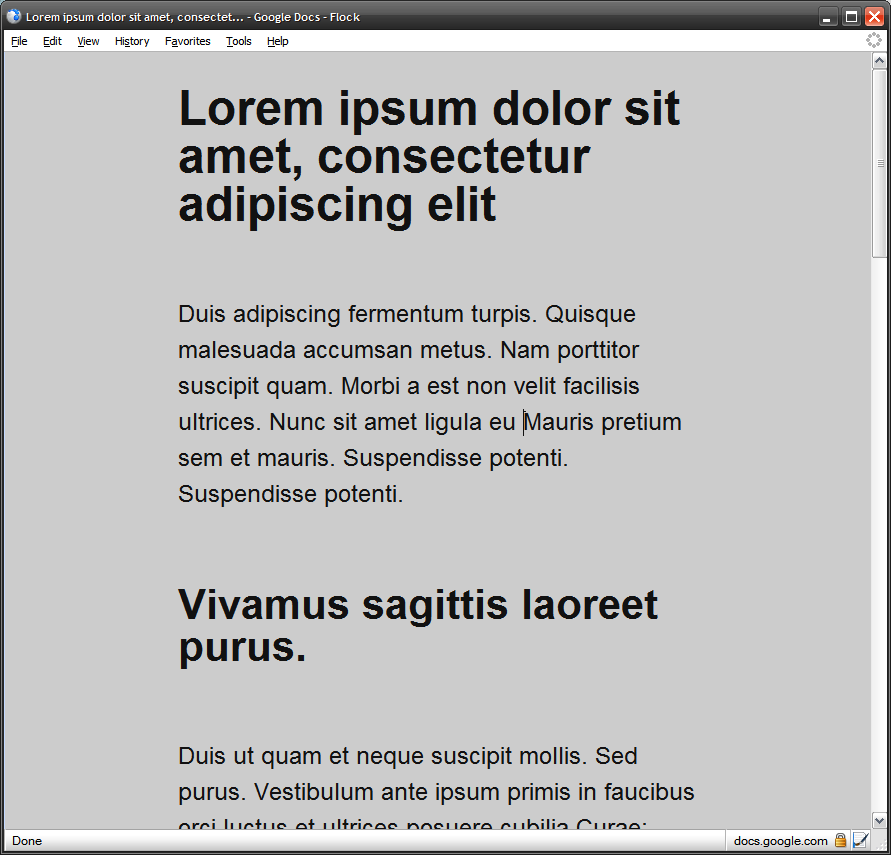 WriteRoom for Google Docs