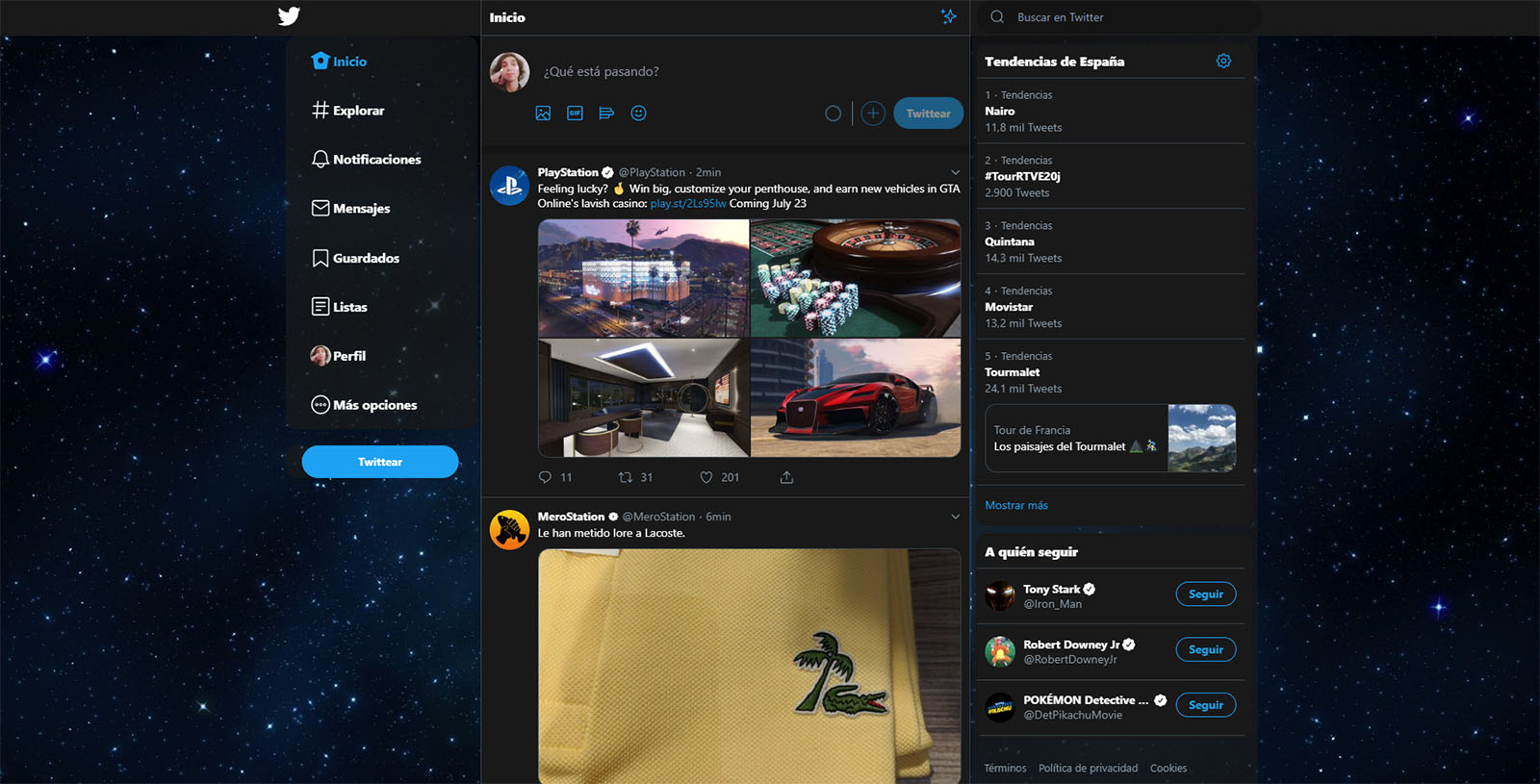 New Twitter 2019 | Dark Mode + Background