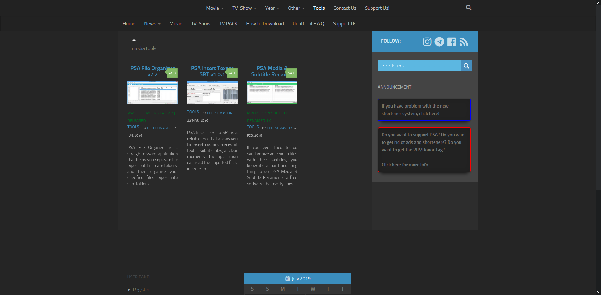 PSArips Dark Theme and Clean