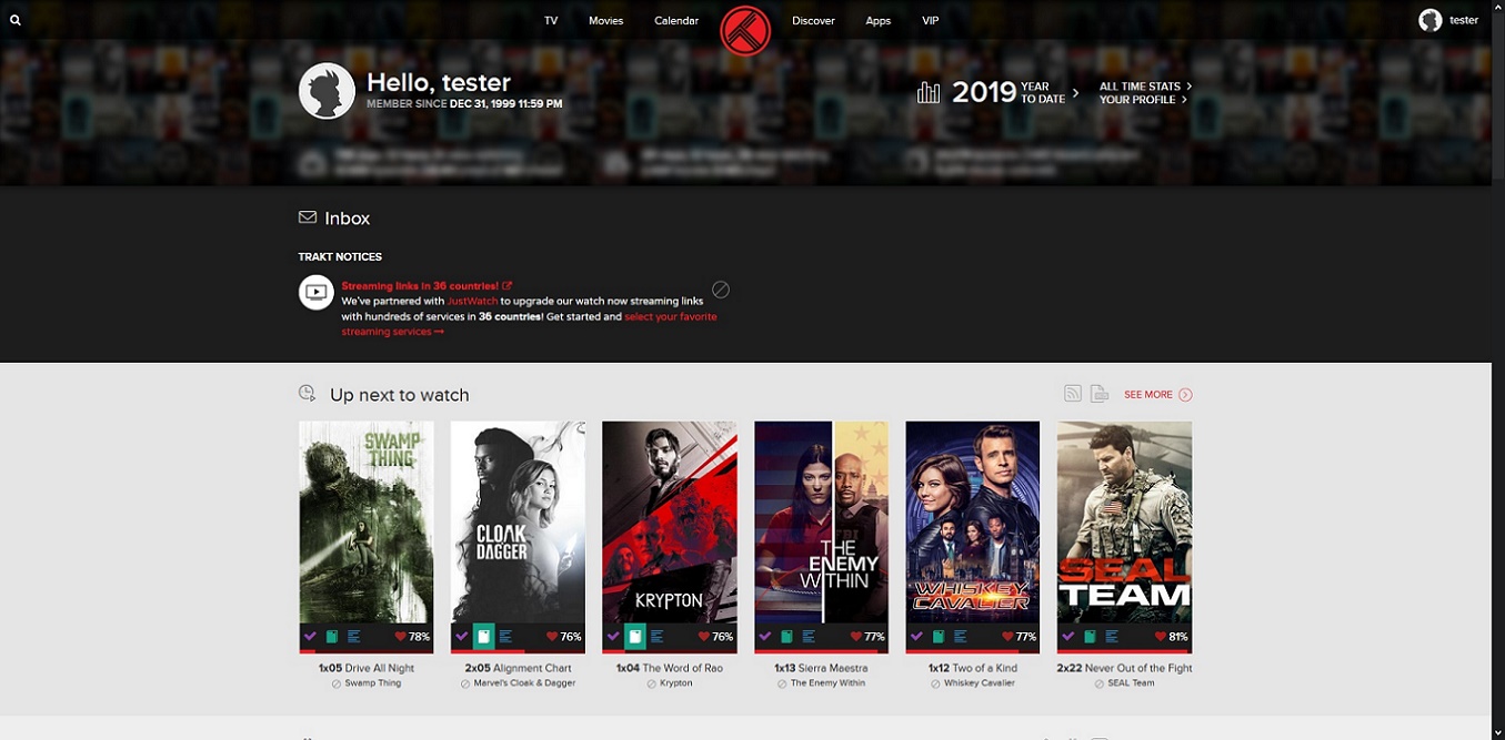 Trakt.tv ad hider