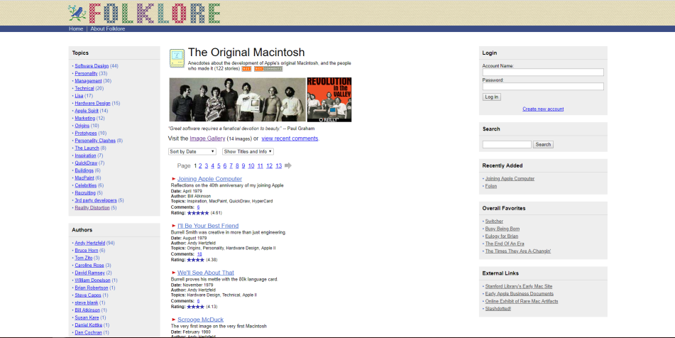 Folklore.org Clean and Centered