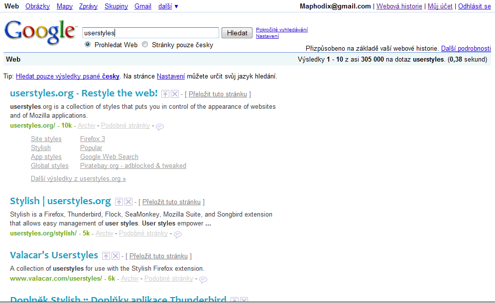 Google Search Redesigned