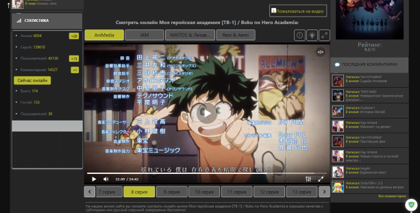 Anitokyo.tv dark-yellow (KpoKec)