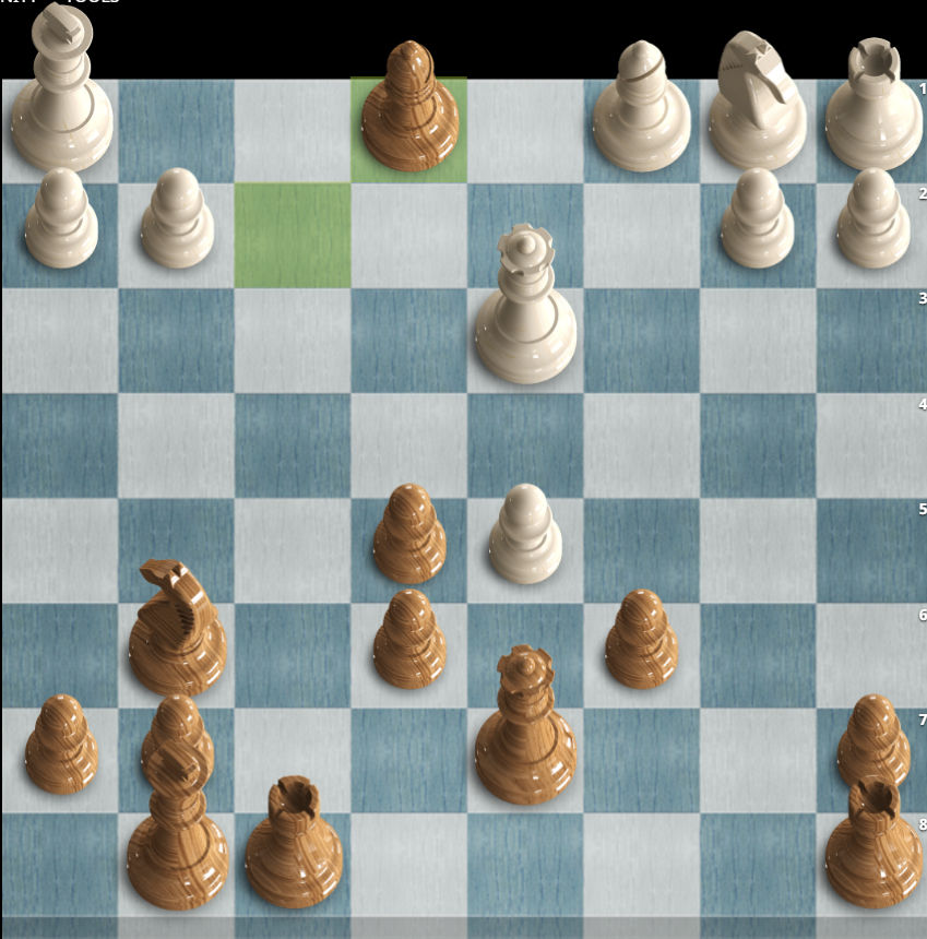 Lichess 3D Board: Chess24 Green