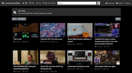 Dark LivestreamFails