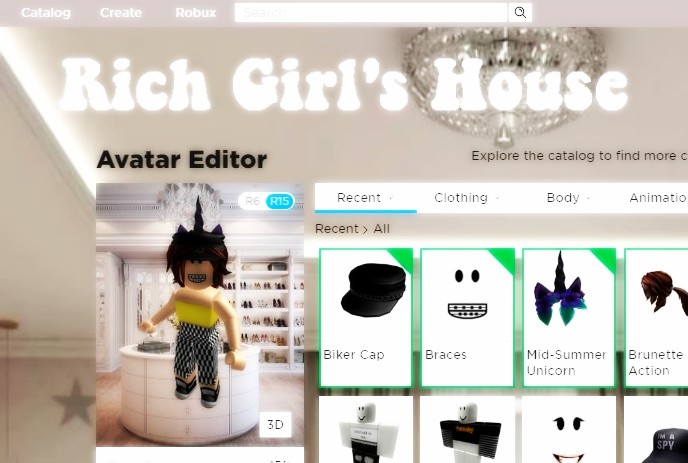 Rich Girl's House - Roblox