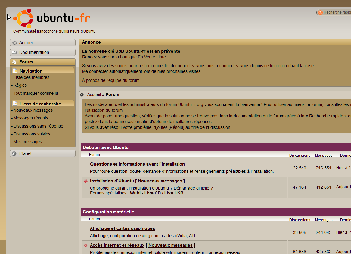 LuckyEyes for Ubuntu-fr.org (grey theme)