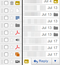 Gmail: Native Google Attachment Icons