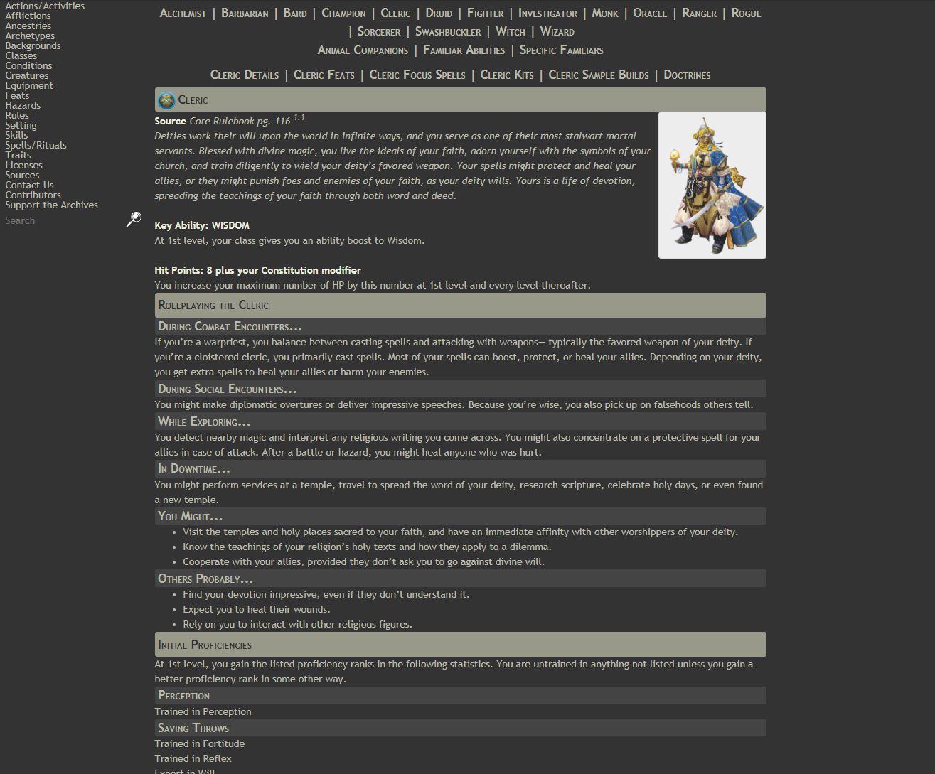 Archives of Nethys 2E Simplified