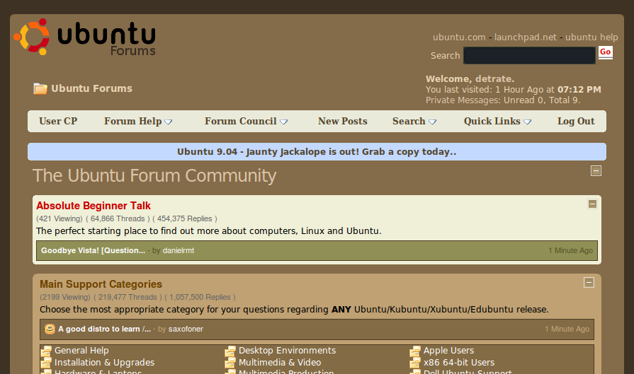 z - ubuntuforums.org - Brown v0.7 beta