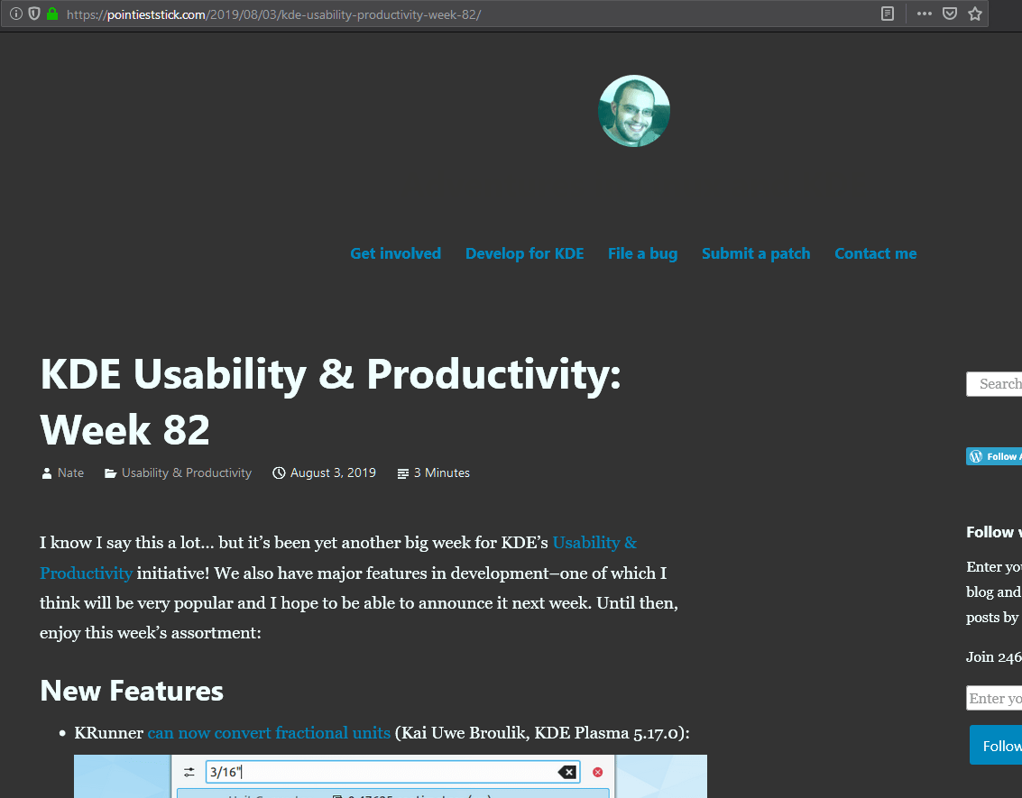 PointiestStick - Adventures in Linux and KDE