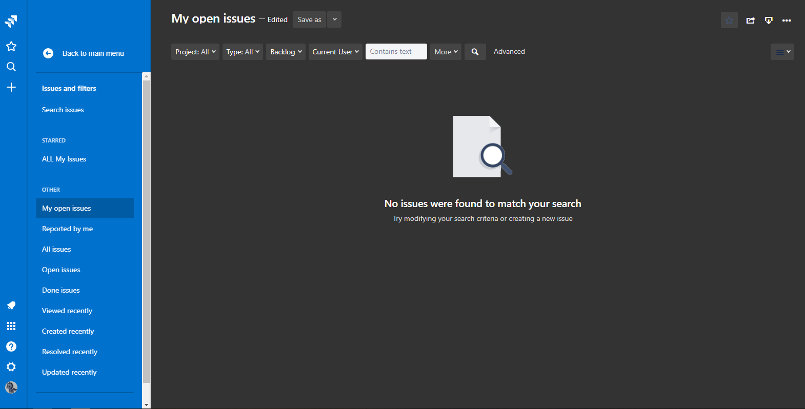 Jira Cloud Dark Theme 2019
