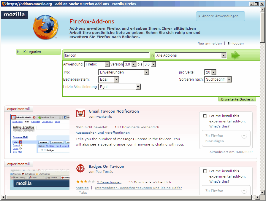 Addons.Mozilla.Org Compact