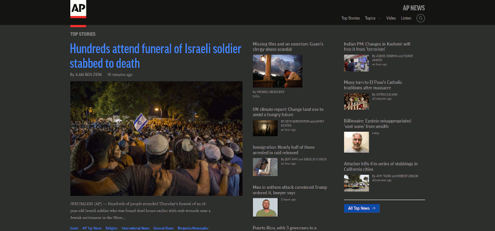 Associated Press - Dark
