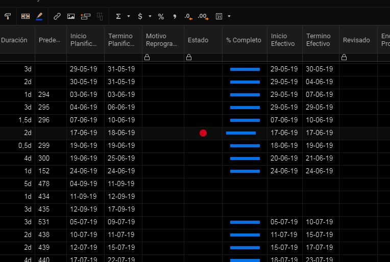 Smartsheet dark