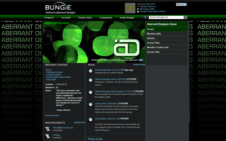 Green Clover - Aberrant Designs Group Theme Change