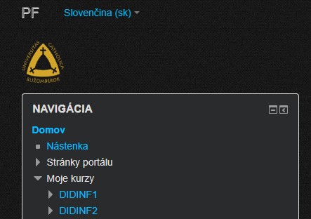 Moodle PF KU - Dark Edition