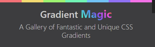 Gradient Dark Arts