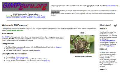 gimpguru.org-- black text on white background
