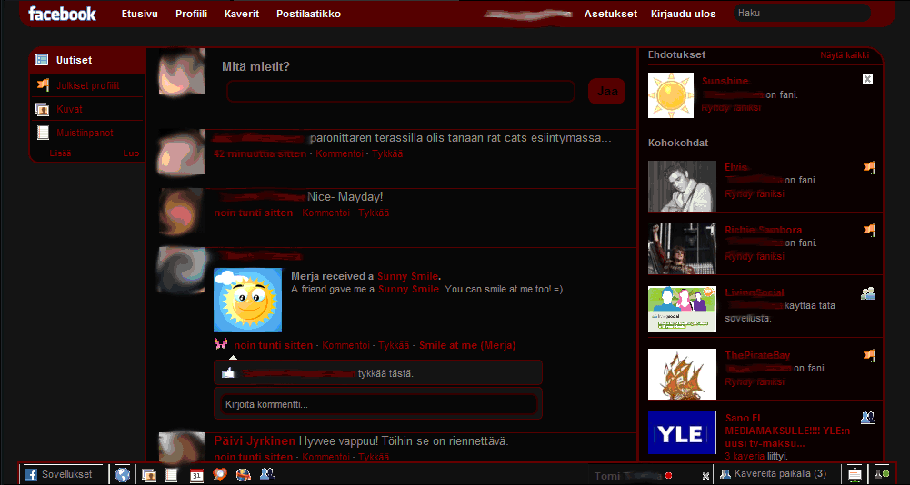 Facebook black&red W.I.P. -  Updated 05/01/2009!