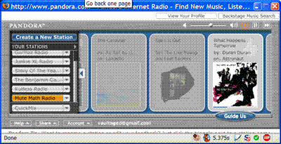 Kill Pandora's ad box in the minimized player.