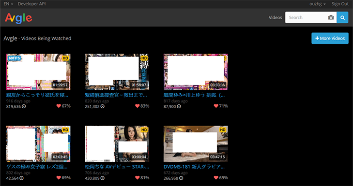 avgle.com dark theme
