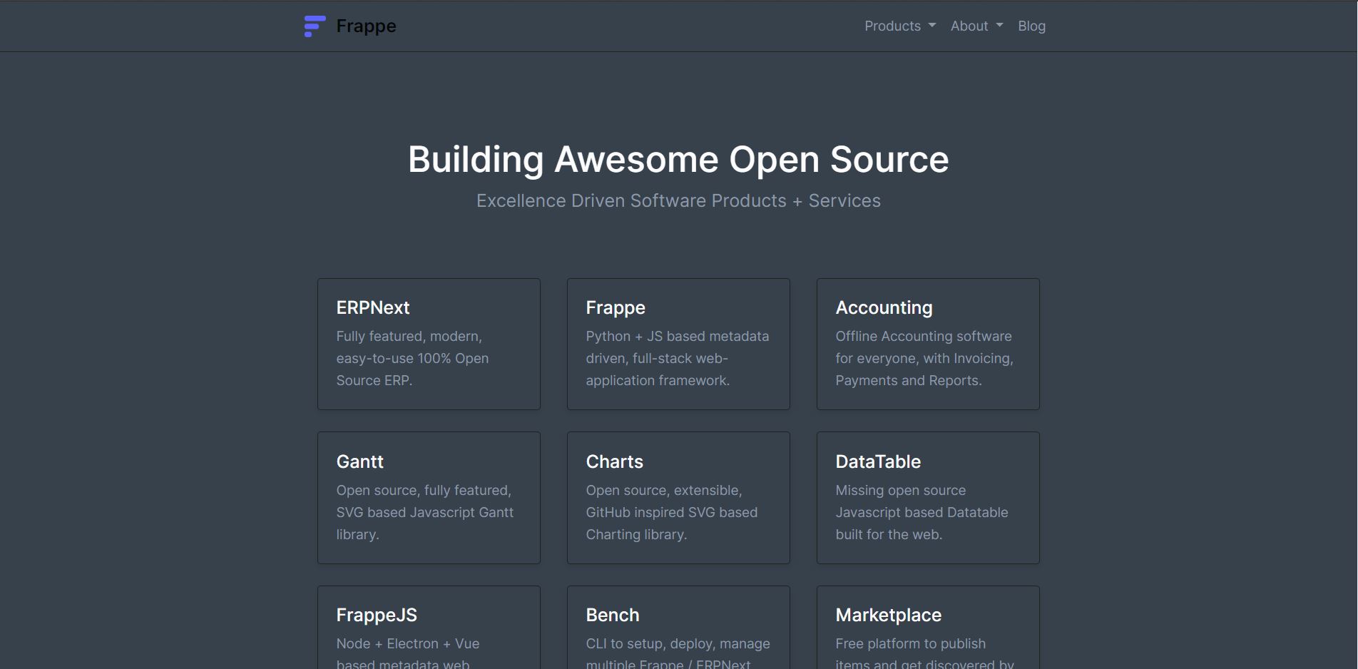 Dark frappe.io