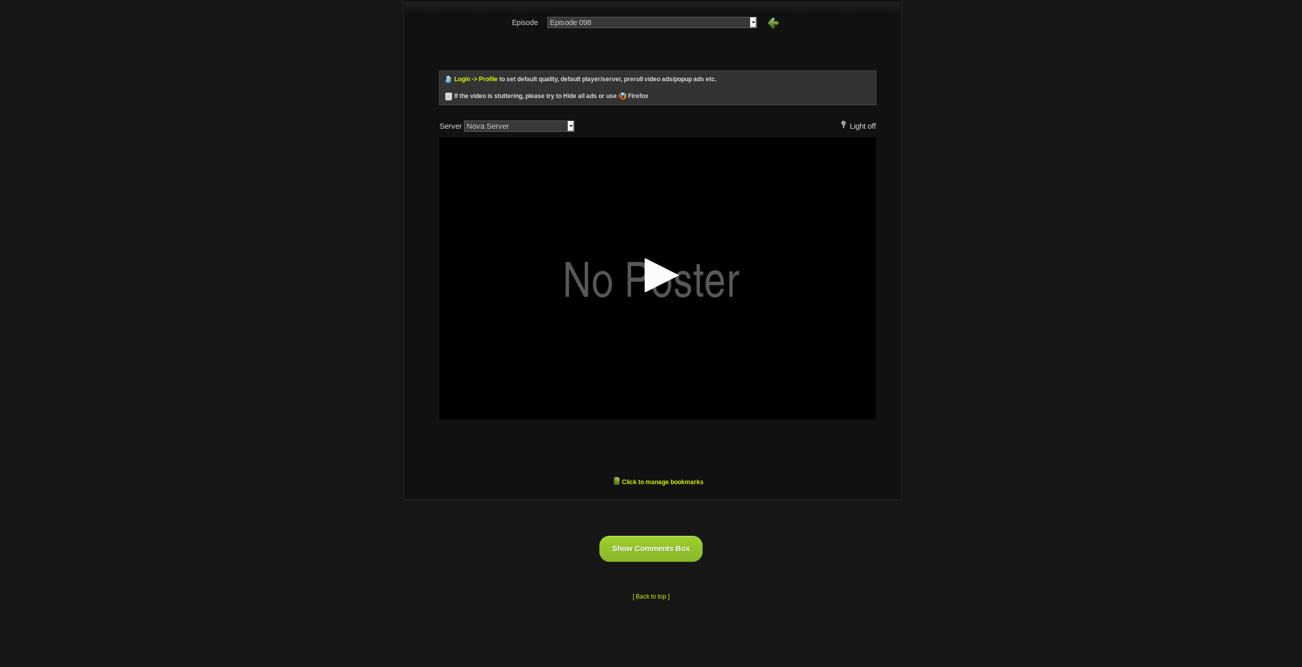 KissAnime ad hider