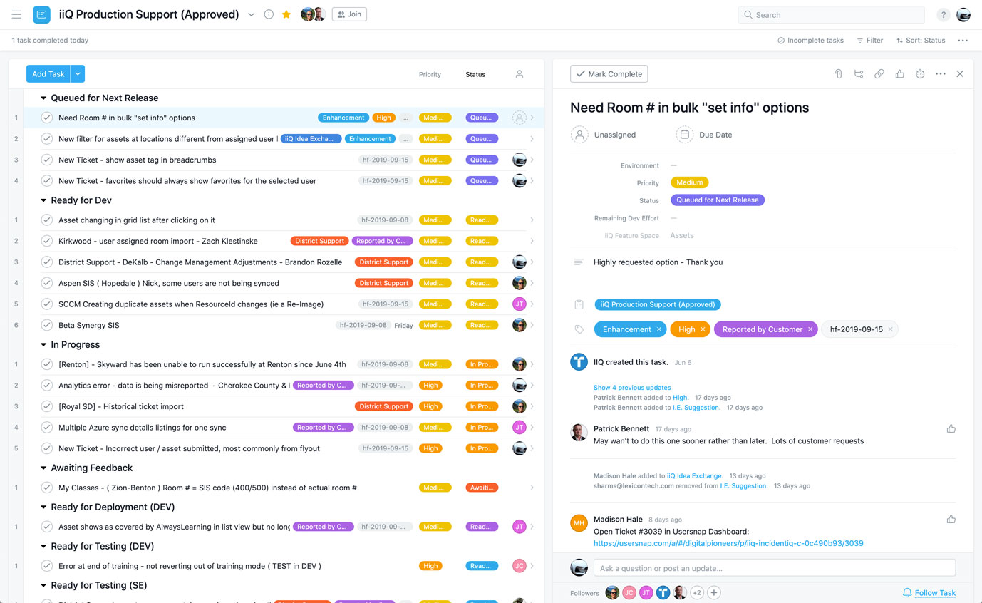 Asana Enhanced