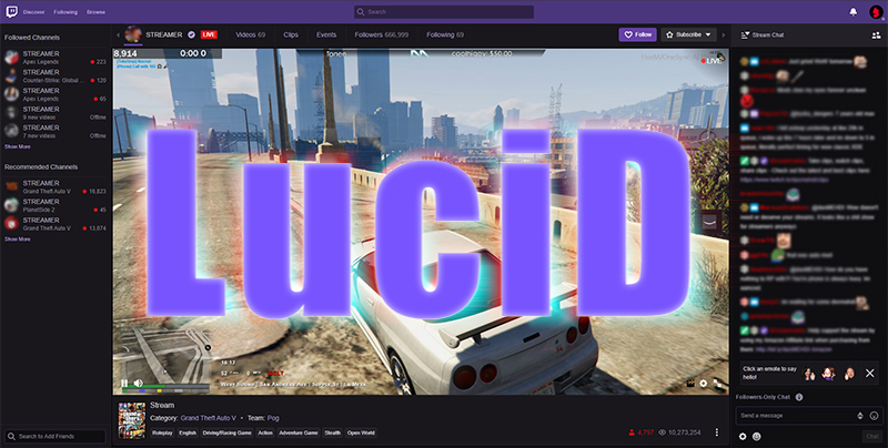 Twitch - LuciD (LUCID V.2 IS OUT!)