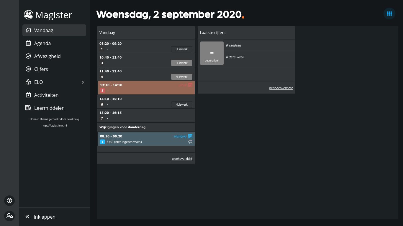 Magister Dark Theme [V1.1.1]