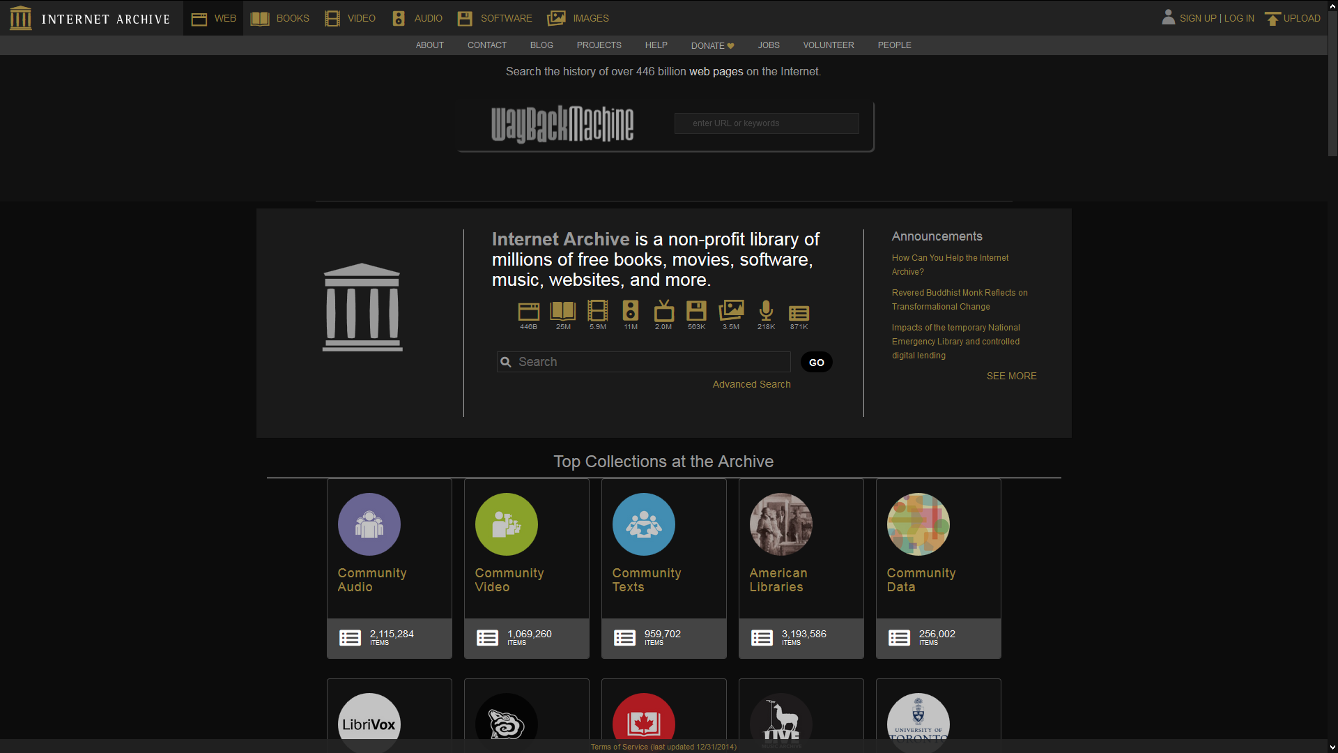 Archive.org Dark Theme - KMV