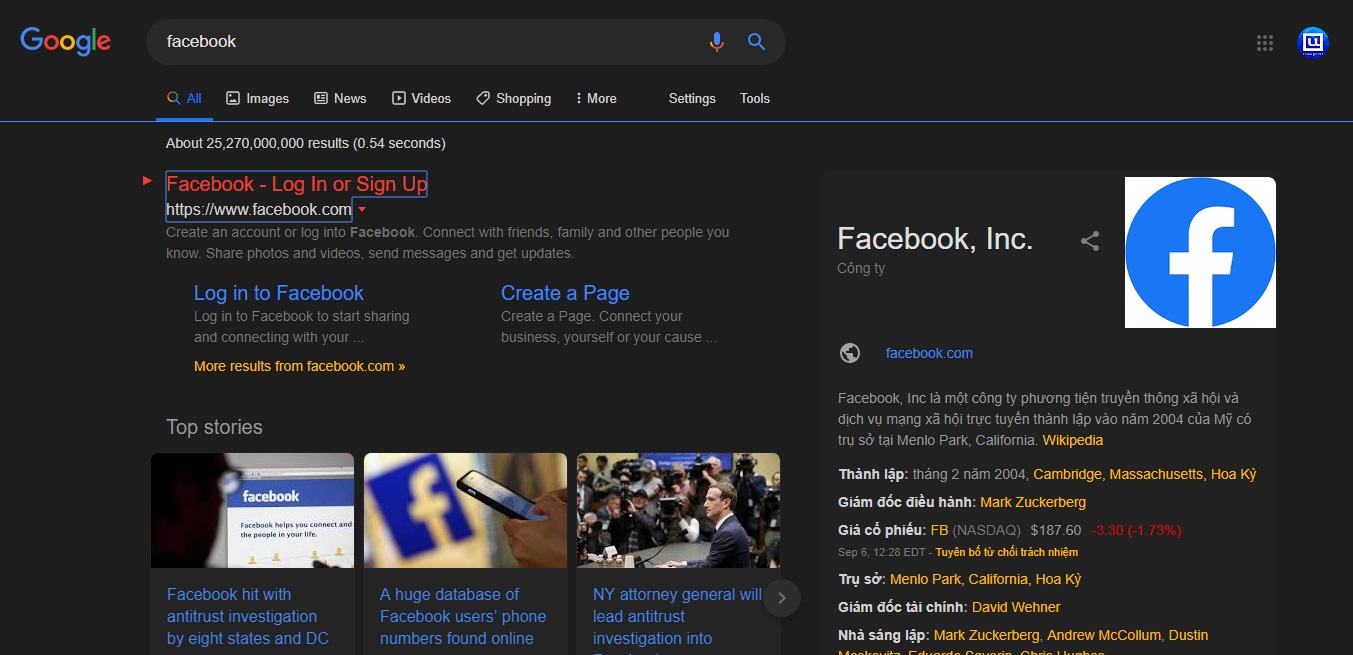 Google Dark Material