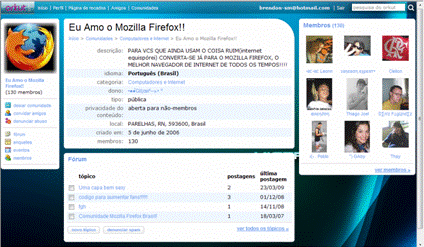 Orkut - Vista VIO!