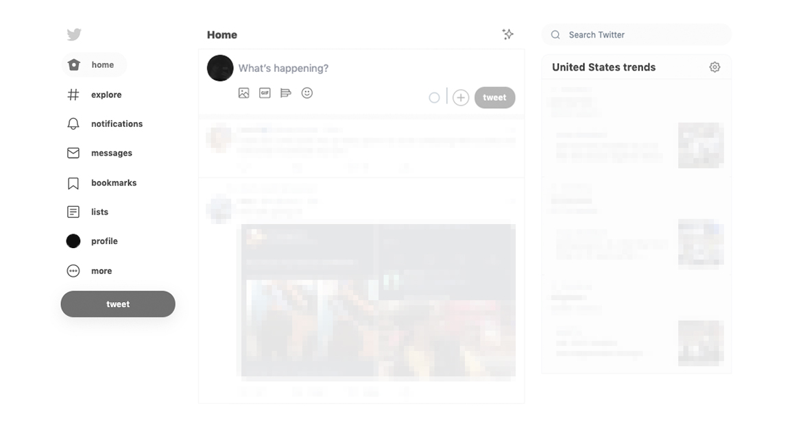 Clean New Twitter