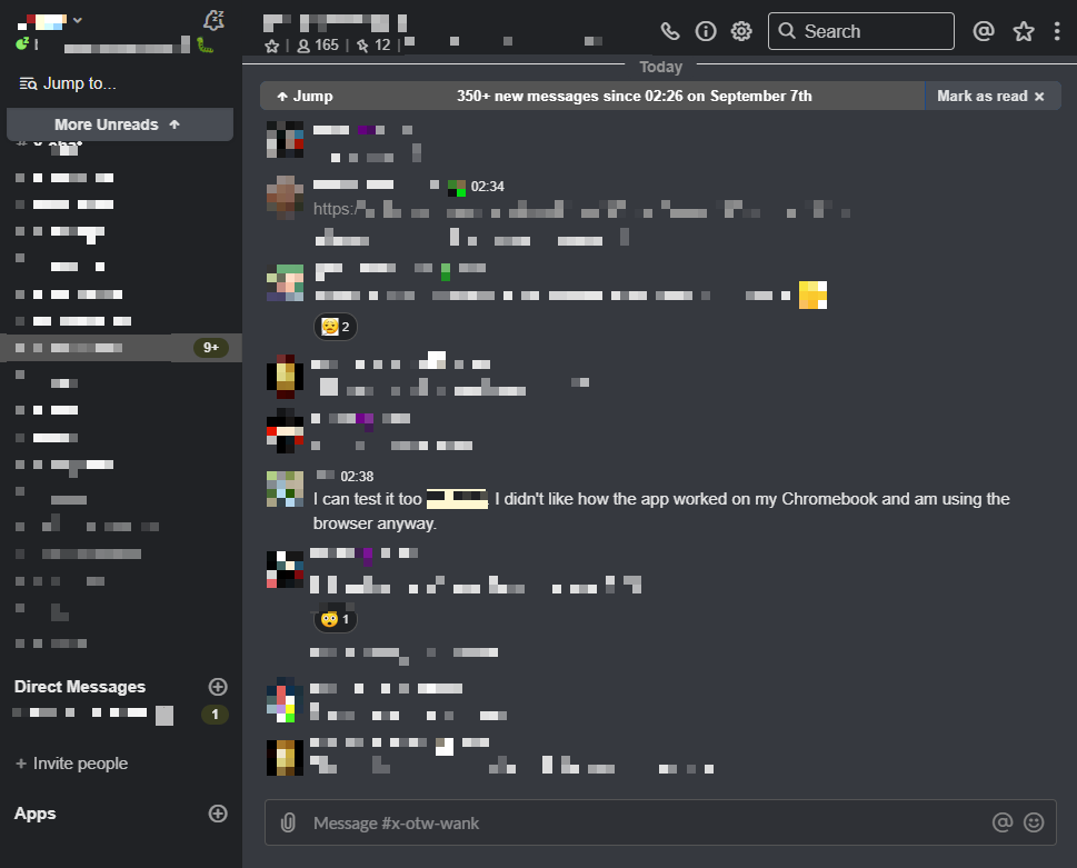 Slack Lower-Contrast Dark Mode (Discord Style)