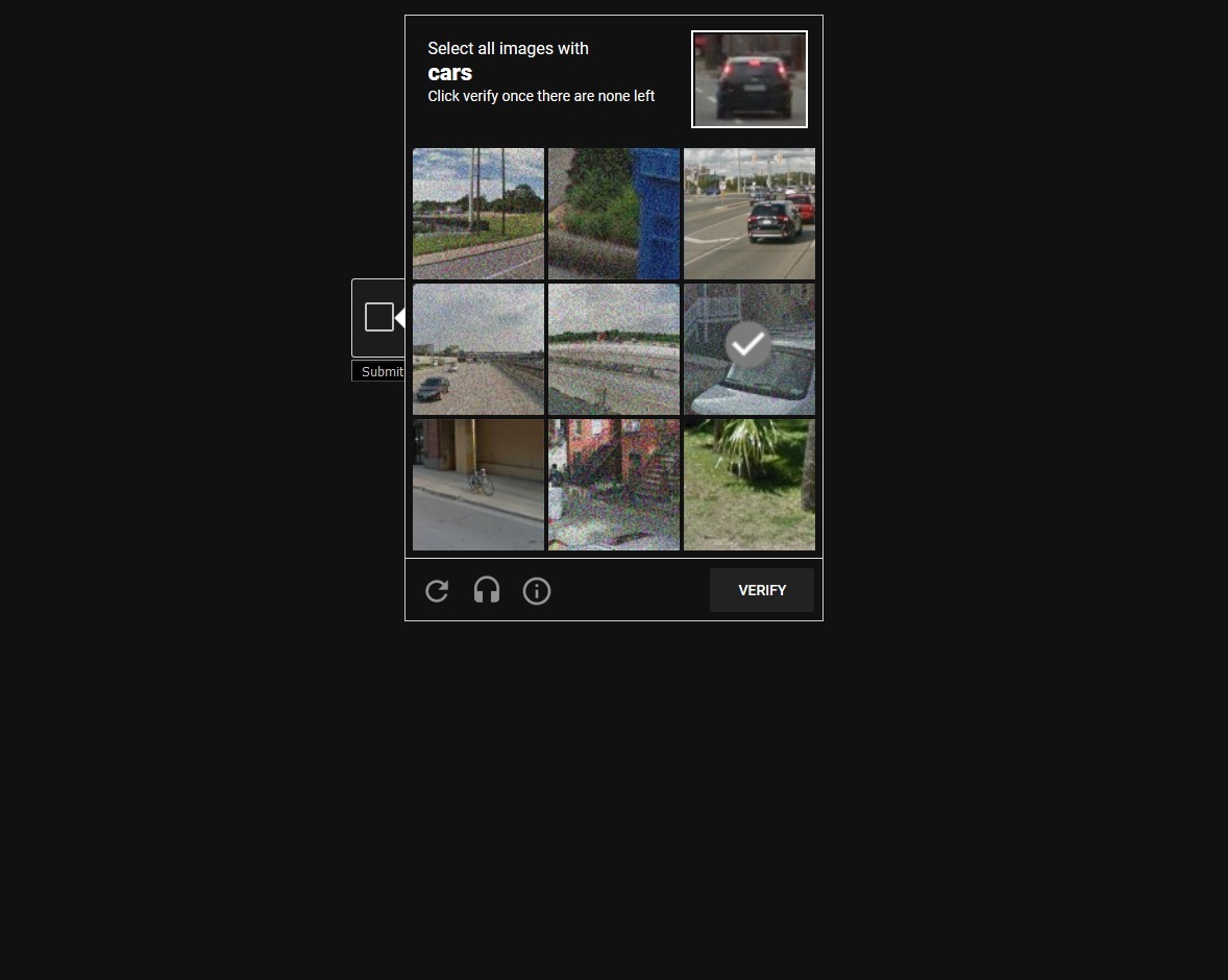 reCAPTCHA Dark Theme - KMV