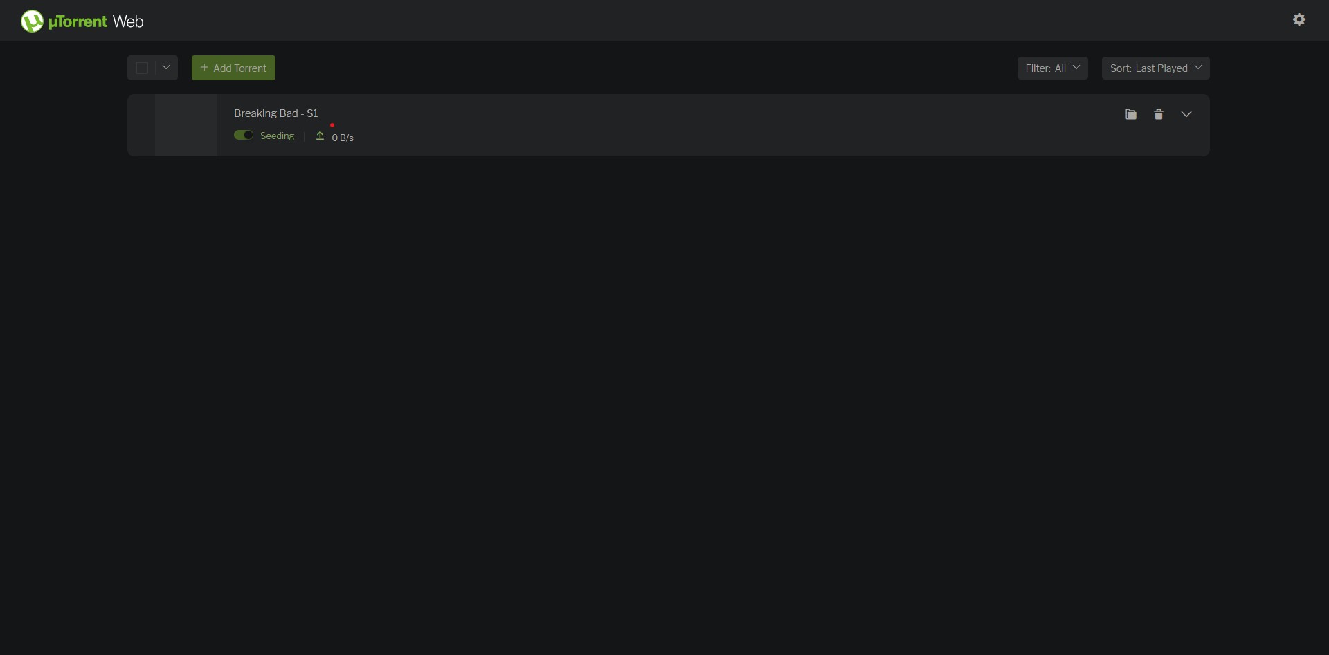 Utorrent Web Enhanced