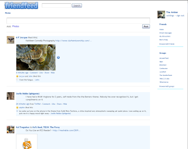 Cleaner Friendfeed Remixed